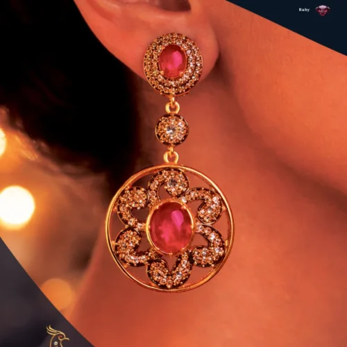 Ratnakshi Earrings Ruby Earrings