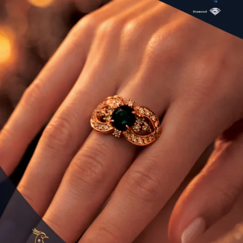 Ratnakshi Ring Blue Sapphire Ring Silver Ring