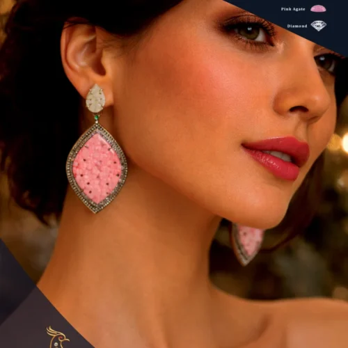 Ratnakshi Earrings Hanging Earrings in Silver Fine Silver Jewelry