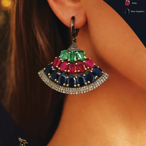 Ratnakshi Earring Winged shaped Earrings Silver Earring