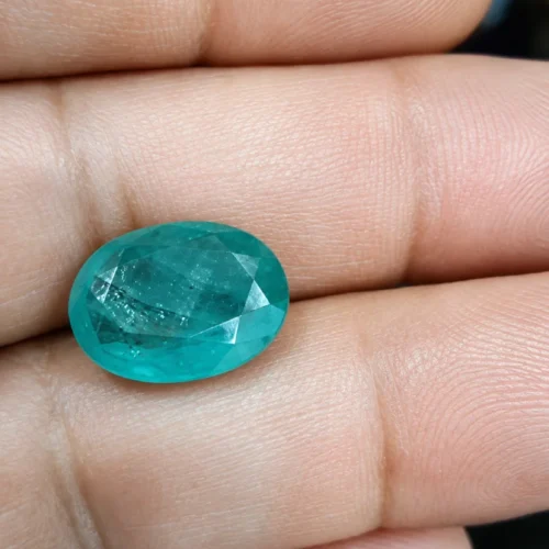 Ratnakshi Gemstones Emerald Gemstone Loose Gemstone| Loose Emerald Oval cut Emerald Stone