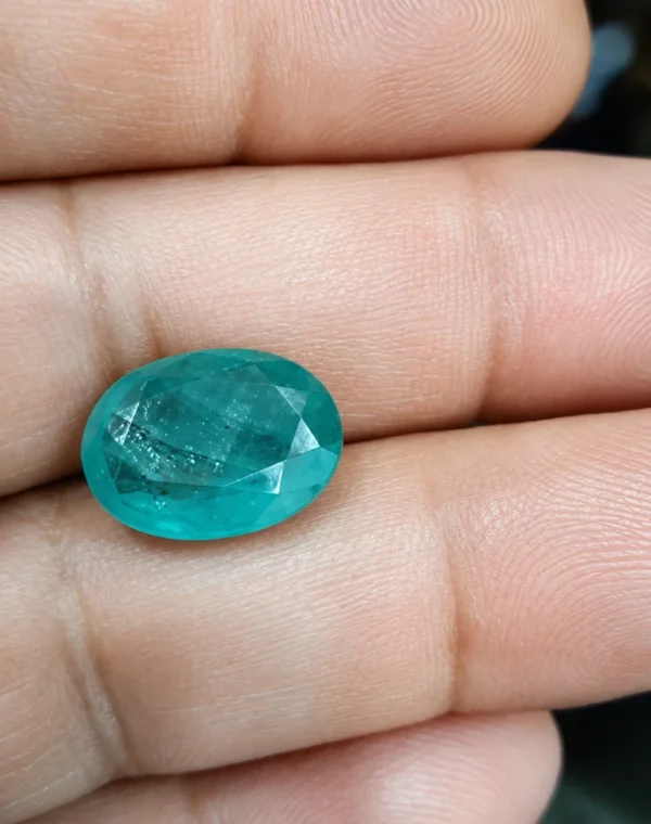 Ratnakshi Gemstones Emerald Gemstone Loose Gemstone| Loose Emerald Oval cut Emerald Stone