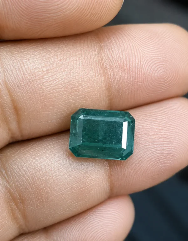 Ratnakshi Gemstones Emerald Gemstone Loose Gemstone| Loose Emerald Square cut Emerald Stone