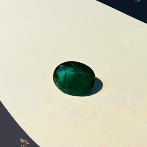 Ratnakshi Gemstones Emerald Gemstone Loose Gemstone| Loose Emerald Oval cut Emerald Stone