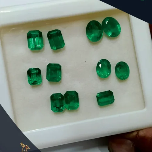 Ratnakshi Gemstones Emerald Gemstone Loose Gemstone| Loose Emerald Oval cut Emerald Stone Emerald Cut Gemstone
