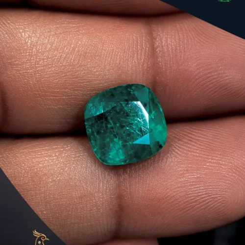 Ratnakshi Gemstones Emerald Gemstone Loose Gemstone| Loose Emerald Square cut Emerald Stone