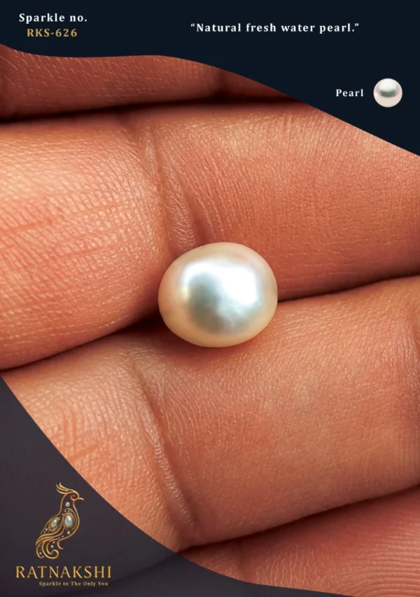 RKS-626 Fresh water Pearl Natural Pearl Ratnakshi Pearl Moonlit Pearl Loose Pearl